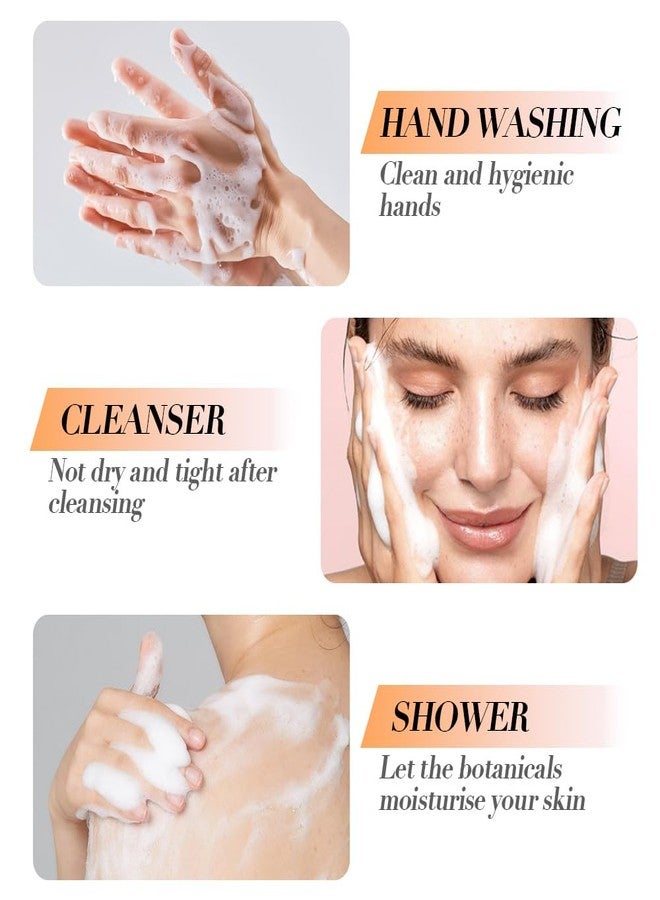 يوميز دايري صابون إيمي دايري البرتقالي، صابون طبيعي نباتي مصنوع يدويًا للوجه والجسم، مع زيوت عطرية فاخرة، ترطيب غني وتنظيف لطيف للنساء، عبوتان - Image 5